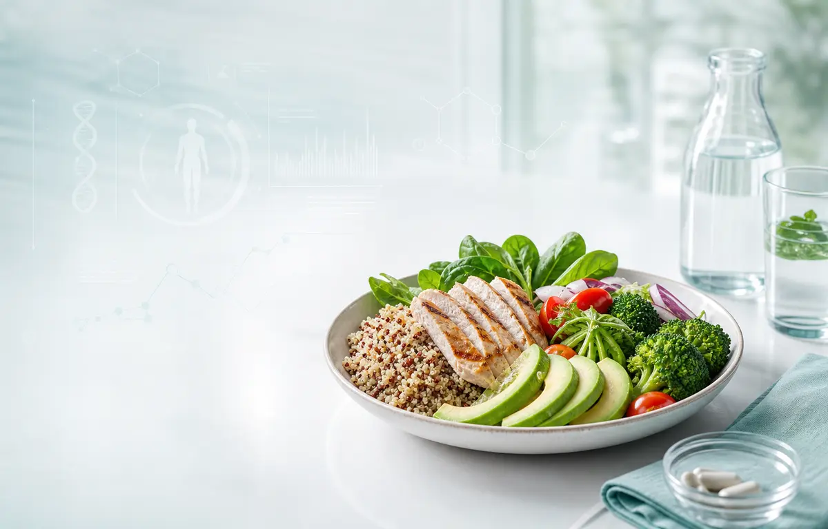 Prepared meal plan ingredients